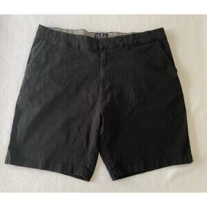 Nat Nast Chino Shorts Men's 42x9 Black Stretch Cotton Casual #